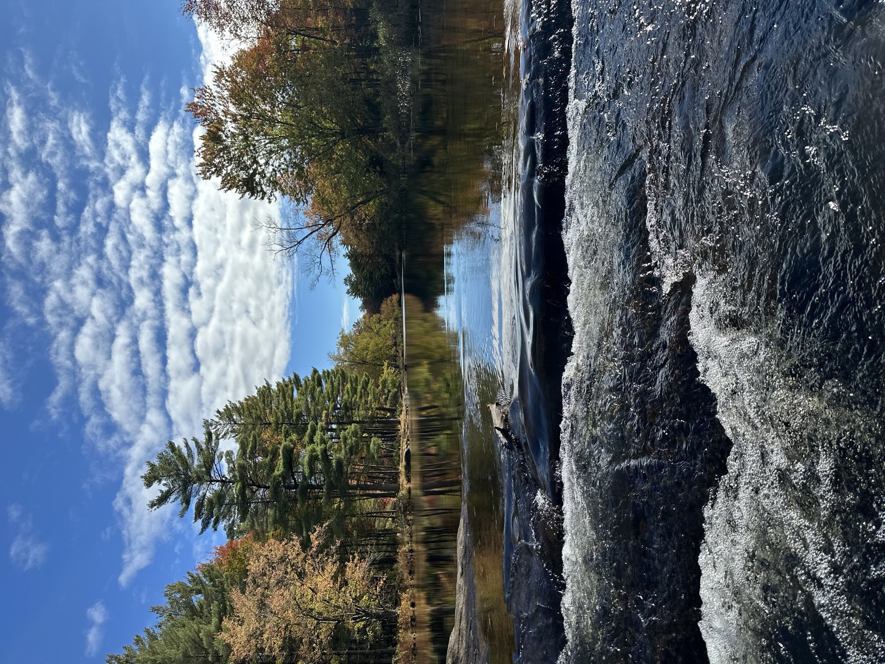 Autumn colours reflected in the pond